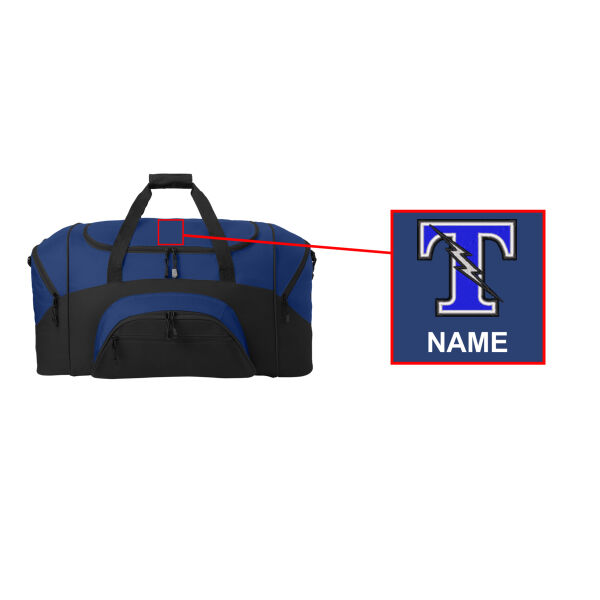 Port Authority® - Standard Colorblock Sport Duffel - Embroidered Logo **Add Name for $5! ** Thumbnail