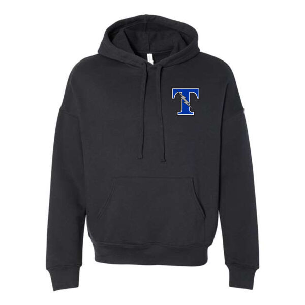 BELLA + CANVAS - Sponge Fleece Drop Shoulder Hoodie - Printed Logo **Add Name for $5! ** Thumbnail