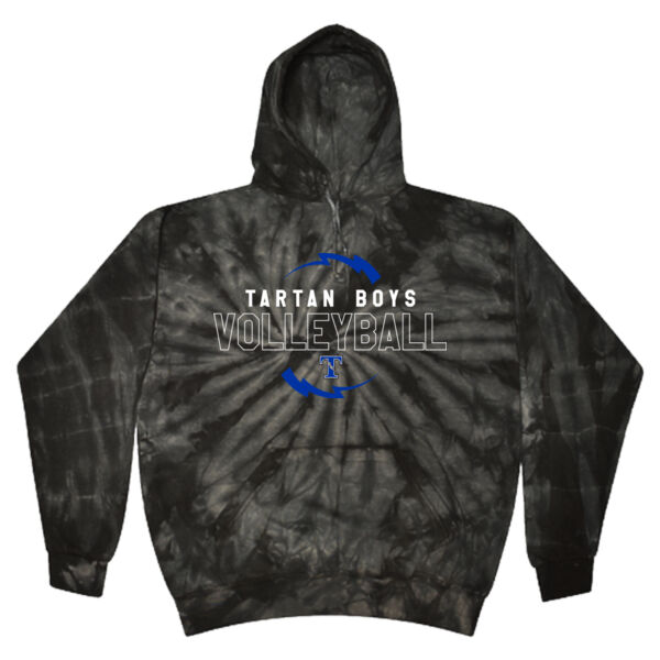 Colortone - Tie-Dyed Hooded Sweatshirt - Printed Logo **Add Name for $5! ** Thumbnail