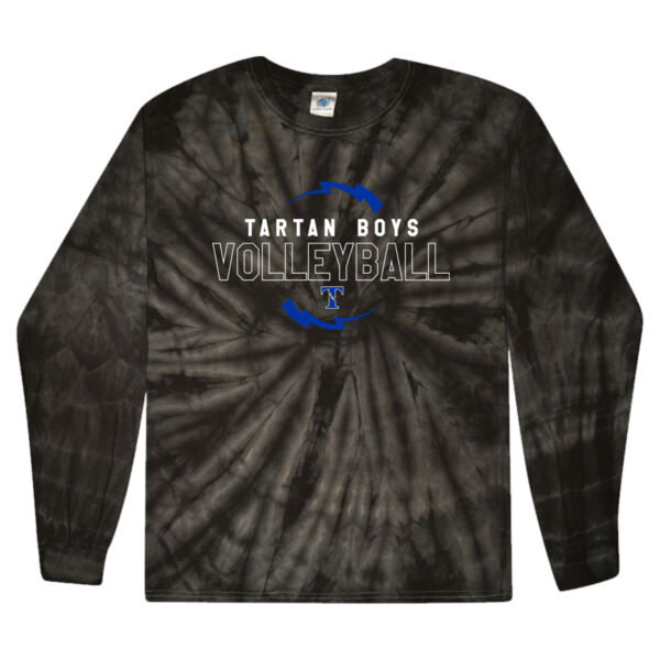 Colortone - Tie-Dyed Long Sleeve T-Shirt - Printed Logo **Add Name for $5! ** Thumbnail
