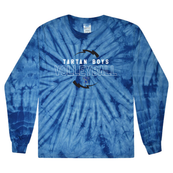 Colortone - Tie-Dyed Long Sleeve T-Shirt - Printed Logo **Add Name for $5! ** Thumbnail