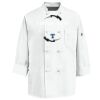 Eight Knot Button Chef Coat with Thermometer Pocket Thumbnail